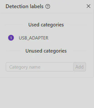 Detection labels