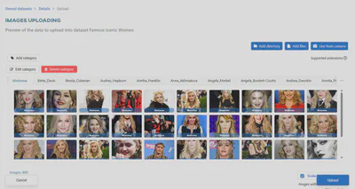 Adding images to the category