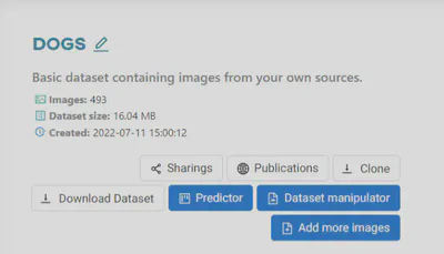 Dataset list