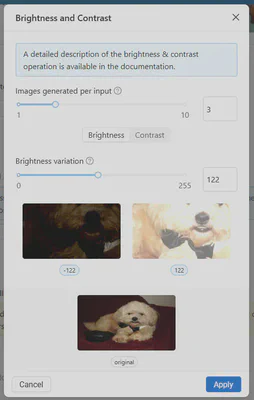 Brightness and contrast