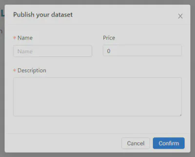 Publish your dataset