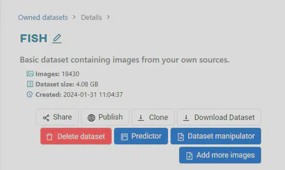 Dataset view