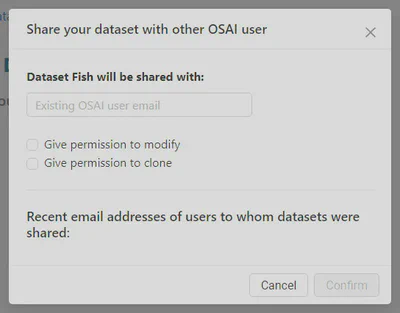 Share your dataset