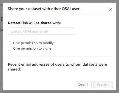 Share your dataset