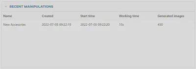 Recently added manipulations