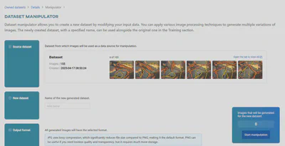Dataset manipulator