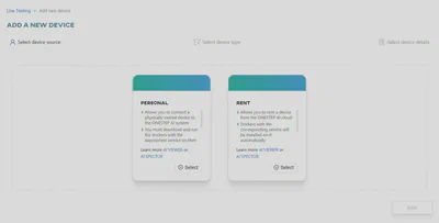 Select device source