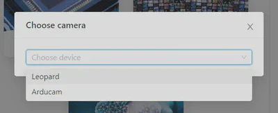 Cameras list