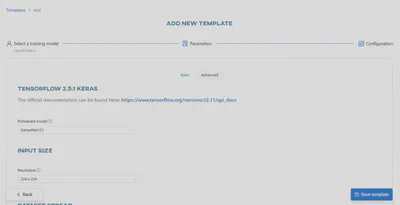 Manual parametrization