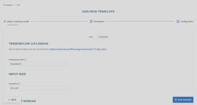 Manual parametrization