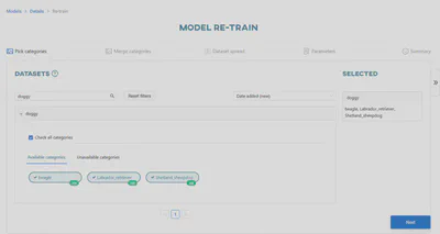 Model re-train