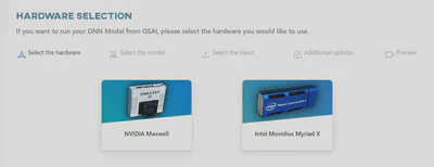 Hardware selection