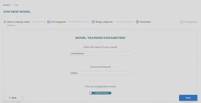 Set model parameters