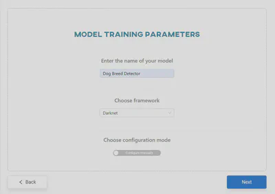 Set model parameters