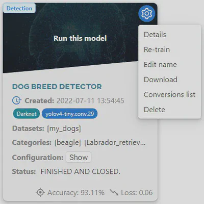 Select details