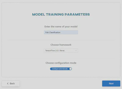 Set model parameters