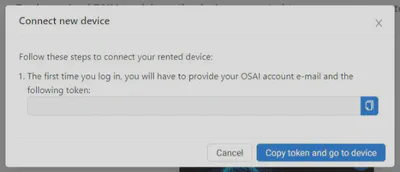 Connect to the device