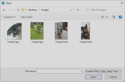 Select image