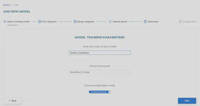 Set model parameters