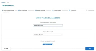 Set model parameters