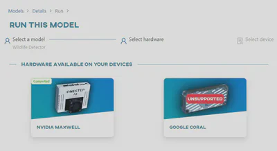 Select hardware