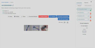 Select ‘Unclassified images’