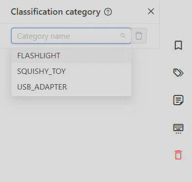 Classification category