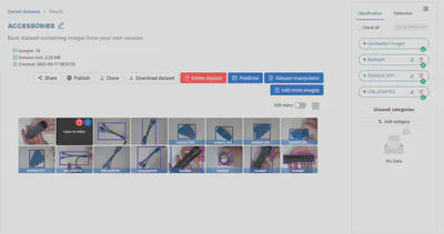 Narrow down the image selection