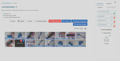 Narrow down the image selection