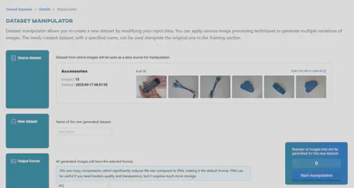 Set the format and enter the name