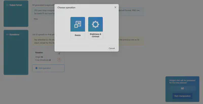 Create a new modification
