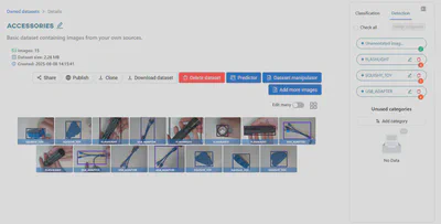 Object detection view