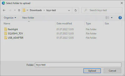 Select the files