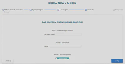 Ustaw parametry modelu