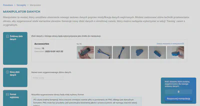 Ustaw format i wprowadź nazwę