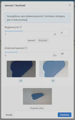 Usta odpowiednie parametry