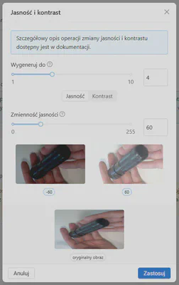 Usta odpowiednie parametry