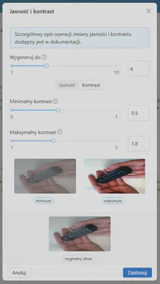 Ustaw odpowiednie parametry