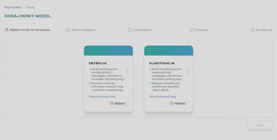 Wybierz typ modelu