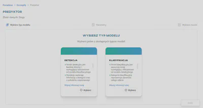 Wybierz typ modelu