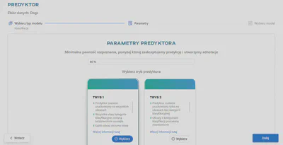 Parametry predykcyjne dla klasyfikacji