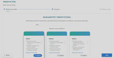 Parametry predykcyjne dla detekcji