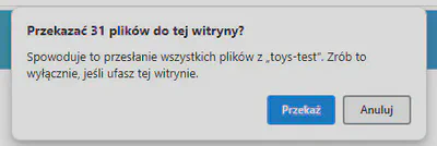 Wyraź zgodę na przesłanie wielu plików
