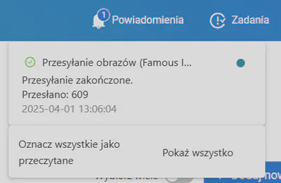 Zakończone przesyłanie