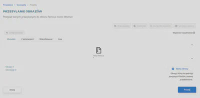 Przesyłanie pliku .zip