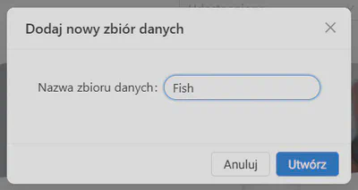 Stwórz zbiór danych