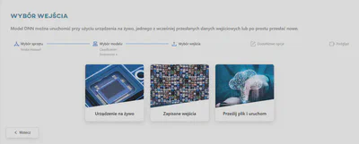 Wybierz dane wejściowe
