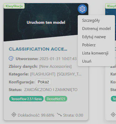 Dotrenuj model