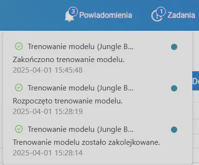 Zakończenie treningu