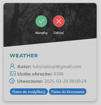 Zaakceptuj lub odrzuć